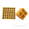 38x38mm Molded Anti-Slip Fiberglass FRP Grating para caminhar